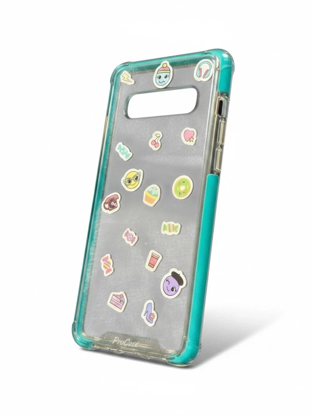 Samsung Galaxy S10 Plus Clear, Teal, and Black Protective Phone Case Trio